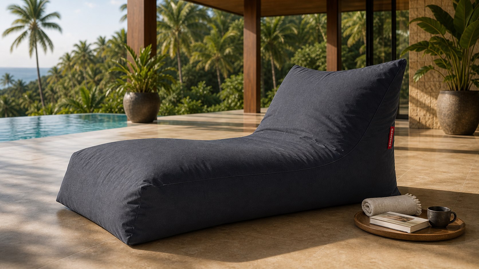 Chaise Brasilazy em descanso estendido
